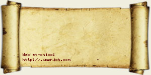 Tara Damjanov vizit kartica